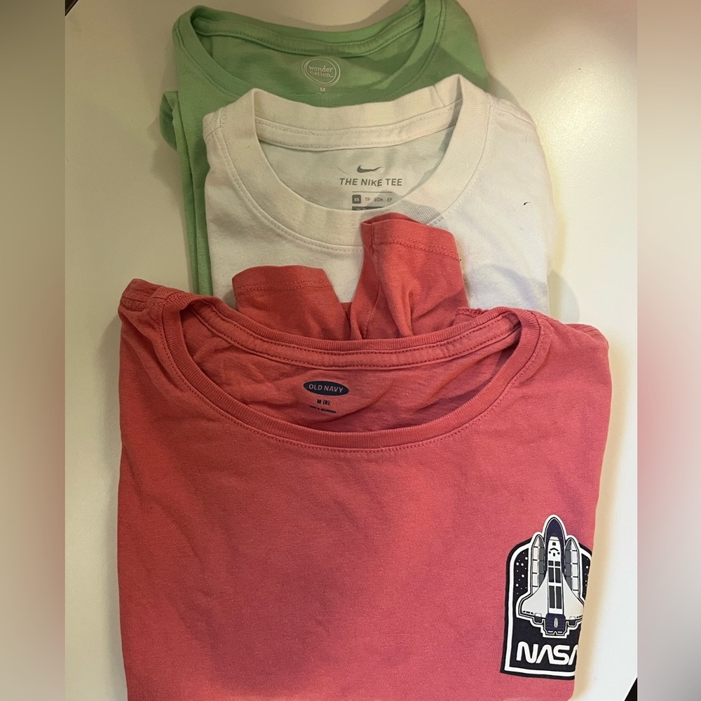 Girls Size M Colorful Tee shirt bundle